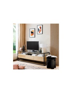 Pannello decorativo da parete Colva, legno chiaro rovere, 240x60 cm, moderno, design verticale, marca Atmosphera