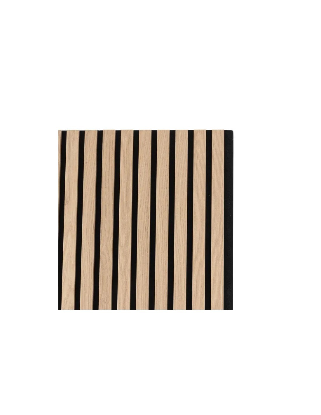 Pannello decorativo da parete Colva, legno chiaro rovere, 240x60 cm, moderno, design verticale, marca Atmosphera