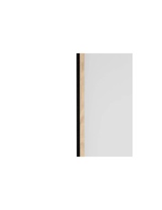 Pannello decorativo da parete Colva, legno chiaro rovere, 240x60 cm, moderno, design verticale, marca Atmosphera