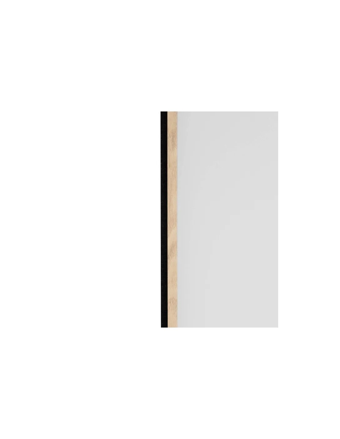 Pannello decorativo da parete Colva, legno chiaro rovere, 240x60 cm, moderno, design verticale, marca Atmosphera