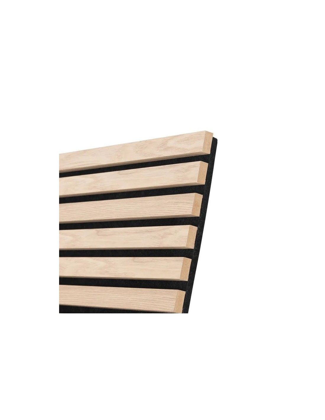 Pannello decorativo da parete Colva, legno chiaro rovere, 240x60 cm, moderno, design verticale, marca Atmosphera