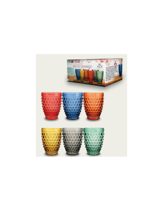 CONF 6 BICCHIERI 58850 BLOSSOM 27ML MULTICOLOR