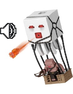 Mattel Minecraft – Ghast Attacco Esplosivo con Piglin Guerriero