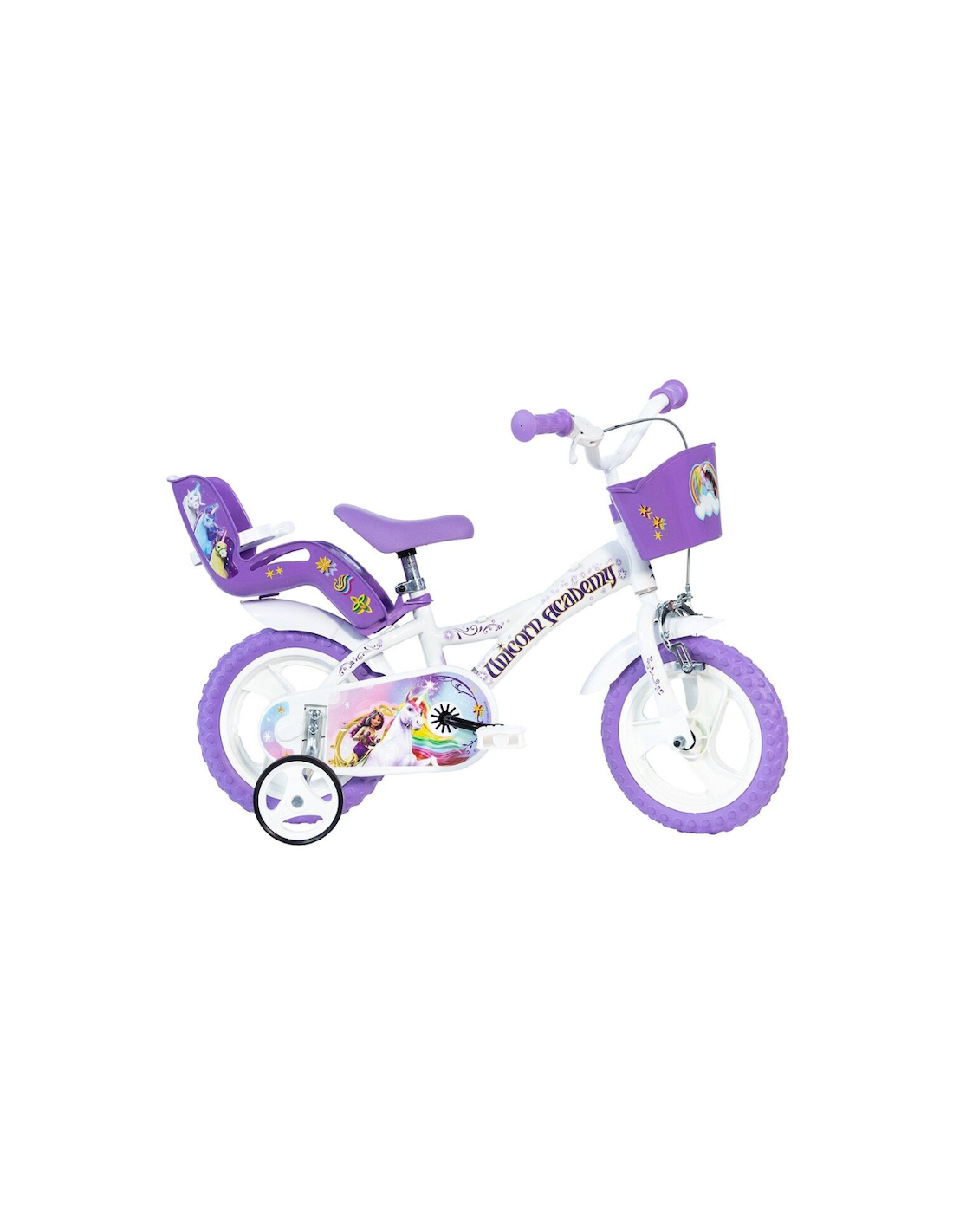 Bicicletta Bambino Dino Bikes Unicorn Academy 12"