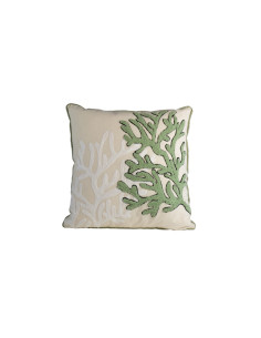 CUSCINO 141368 CORALLO VERDE 40X40CM COTONE/POLIESTERE