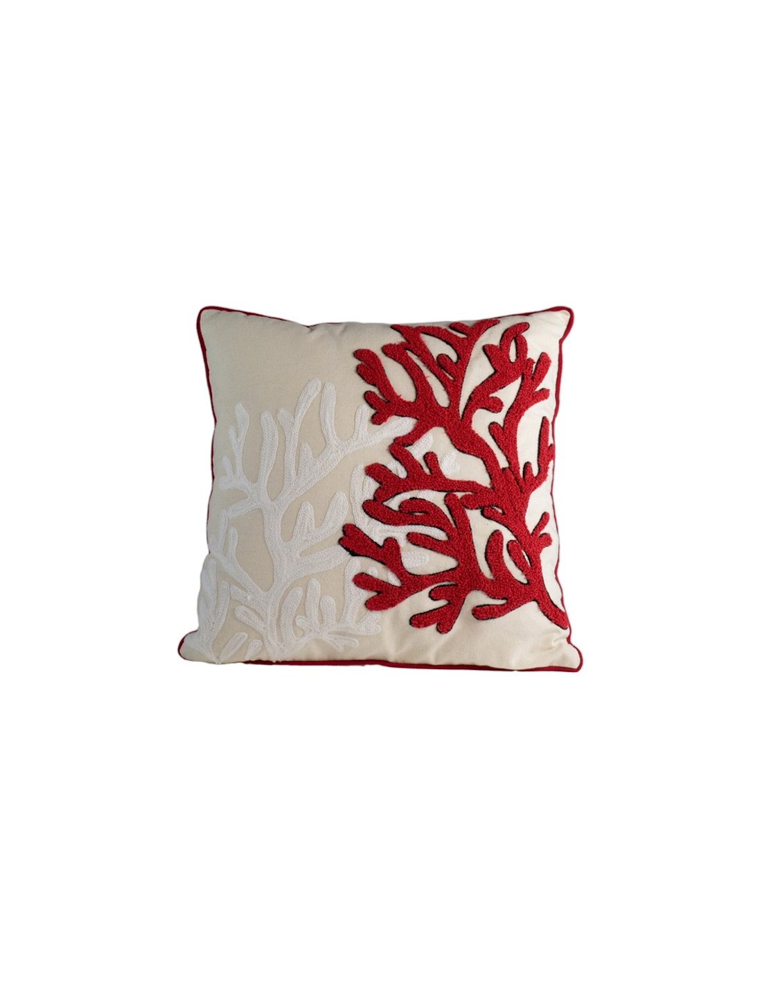 CUSCINO 141370 CORALLO ROSSO 40X40CM COTONE/POLIESTERE