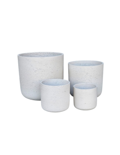VASO 140569 4 MIS CEMENTO AVORIO 32X32CM