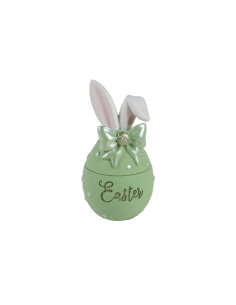 UOVO CONTENITORE 140988 CONIGLIO 8X15CM RESINA