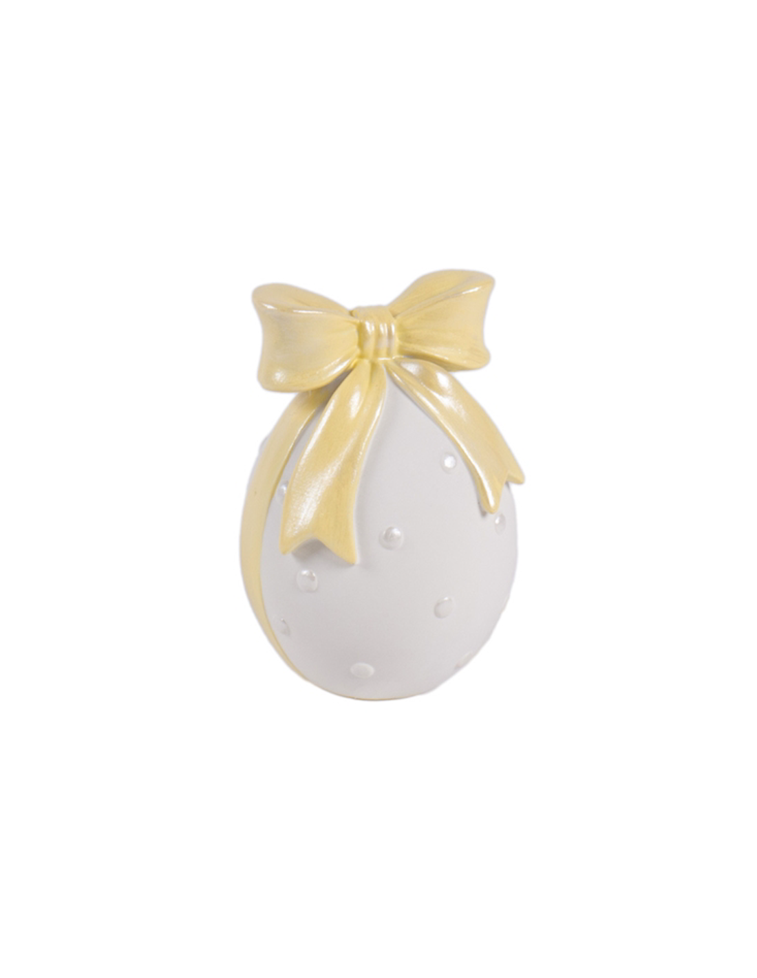 UOVO 140991 CON FIOCCO RESINA 5X8CM