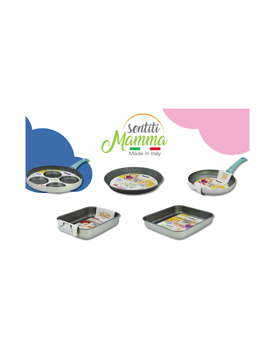 PENTOLAME ASSORTITO LINEA SENTITI MAMMA