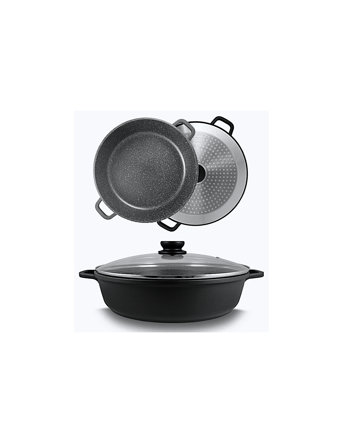 VULCANIA TEGAME 32CM CON COPERCHIO