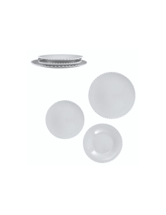 PIATTO PIANO MELAMINA 29CM PERLA