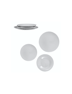 PIATTO FONDO MELAMINA 24CM PERLA