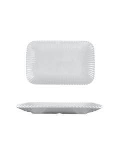 VASSOIO RETTANGOLARE MELAMINA 30X21 PERLA