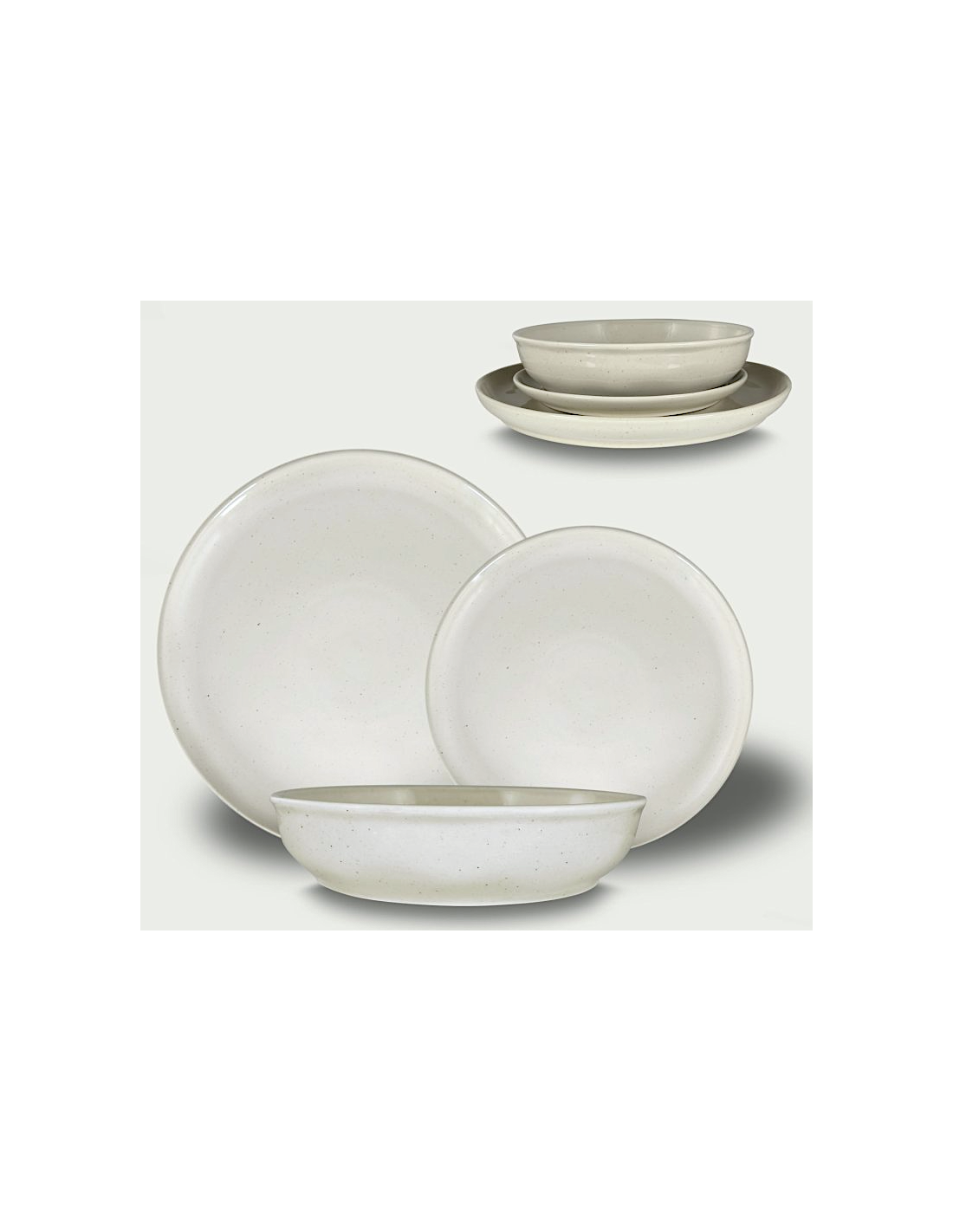 PIATTO FRUTTA 21CM FONT BEIGE