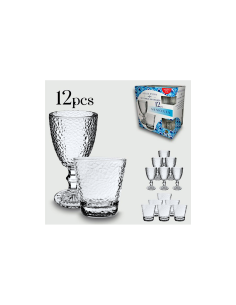 SET 12PZ CALICI+BICCHIERI PURA