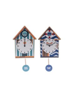 OROLOGIO 43623 A PARETE CON PENDOLO 20X27CM ASSORTITO