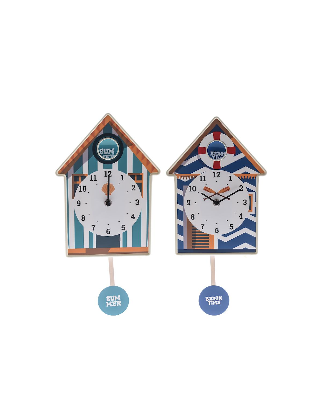 OROLOGIO 43623 A PARETE CON PENDOLO 20X27CM ASSORTITO