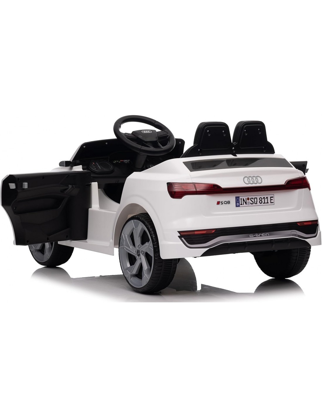 AUTO ELETTRICA CON TELECOMANDO GIOCO BAMBINI AUDI SQ8 12V BIANCA
