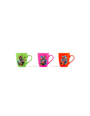 TAZZA MUG 27170 PORCELLANA FLOCCATA 350ML ASSORTITO