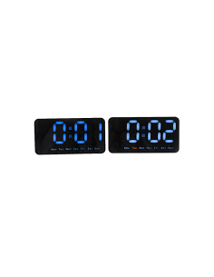 OROLOGIO SVEGLIA 30197 MULTIFUNZIONE LUCI LED 21X11CM