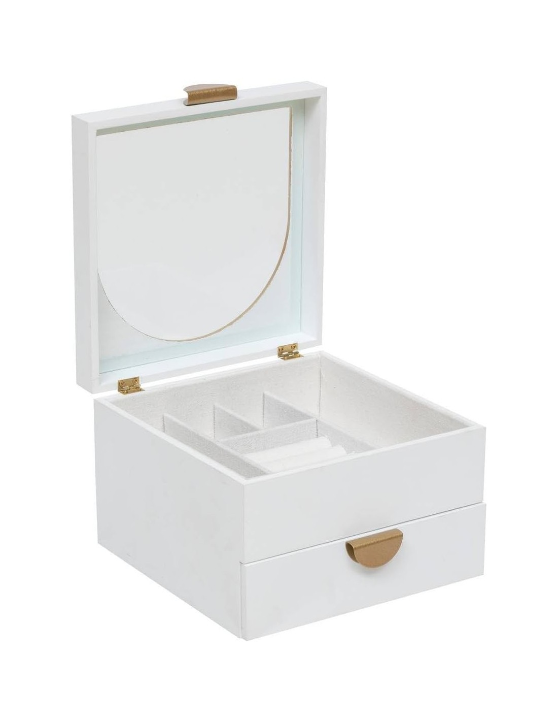 Scatola portagioie Wild Atmosphera Legno Bianco 20x20 cm