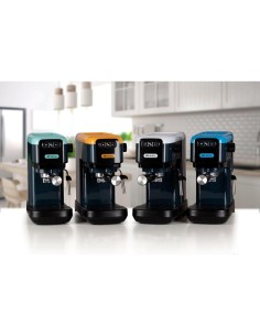 Ariete macchina caffè espresso Light Aquamarine, 15 bar, compatta, cialde e polvere, cappuccino, tazza regolabile