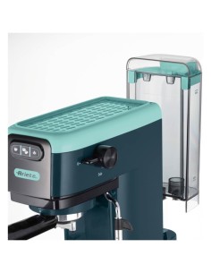 Ariete macchina caffè espresso Light Aquamarine, 15 bar, compatta, cialde e polvere, cappuccino, tazza regolabile