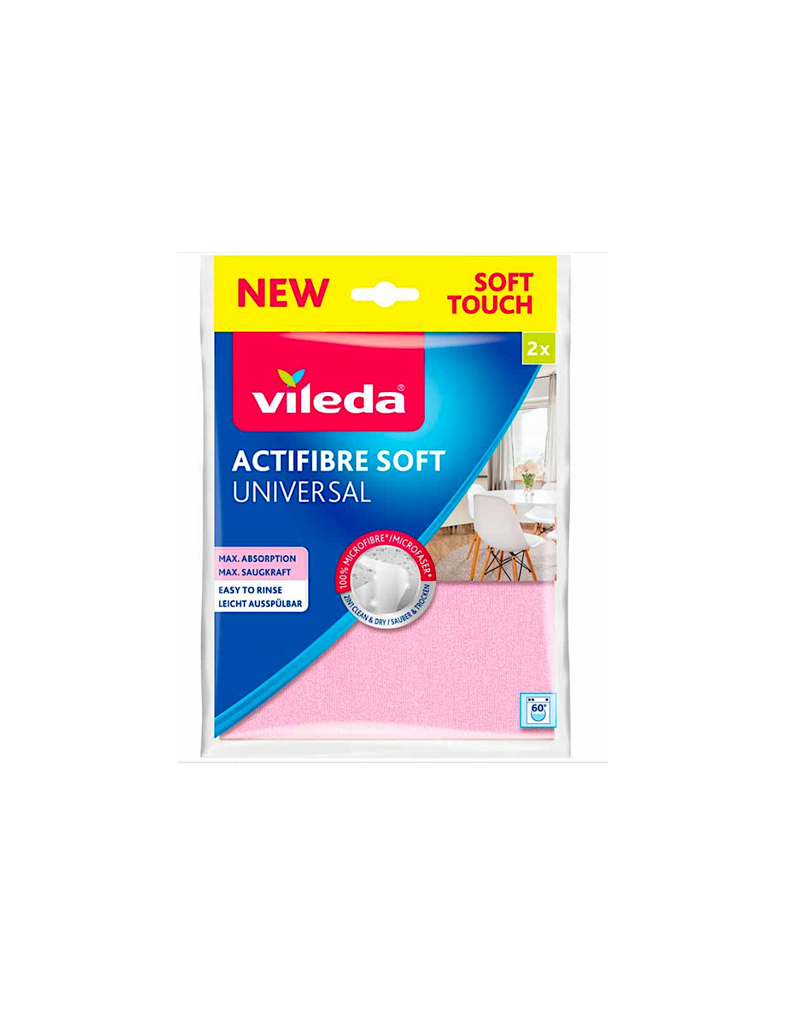 171813 CONF 2 PANNI ACTIFIBRE SOFT MULTIUSO
