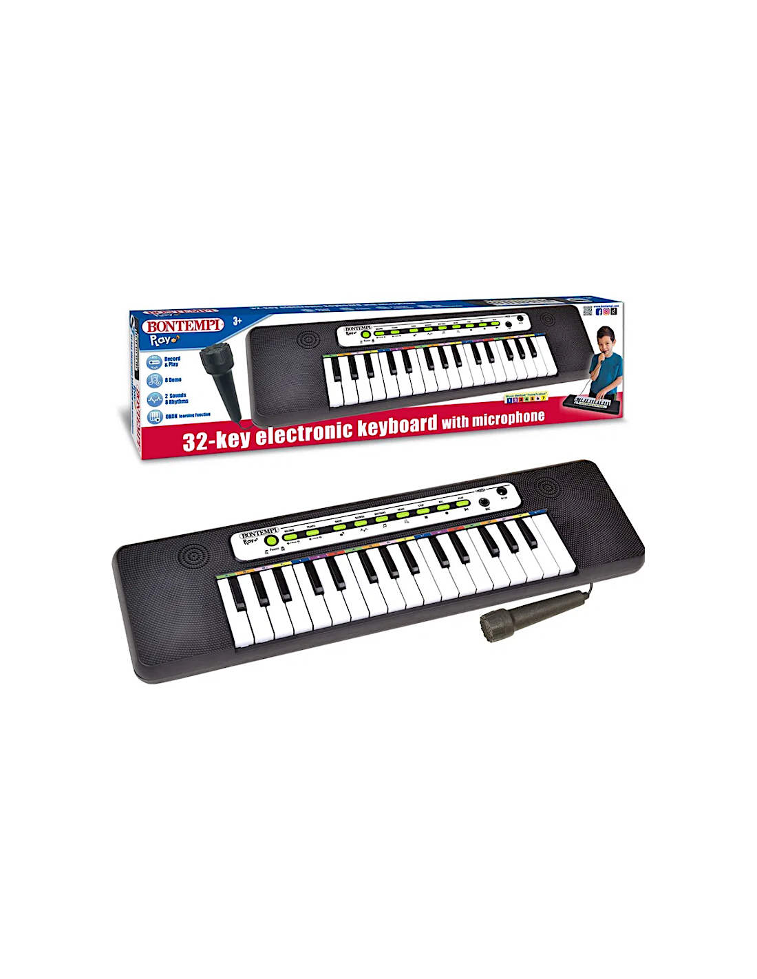 TASTIERA 123200 ELETTRONICA 32 TASTI CON MICROFONO