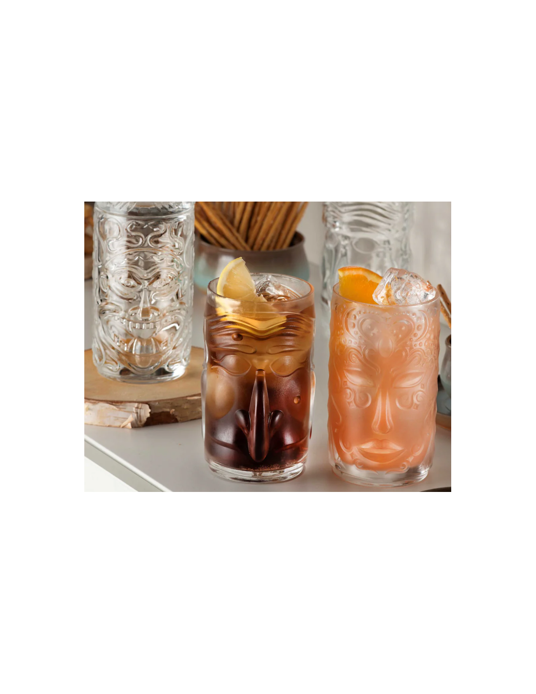 TIKI PULCINELLA CONF 4 BICCHIERI 45CL