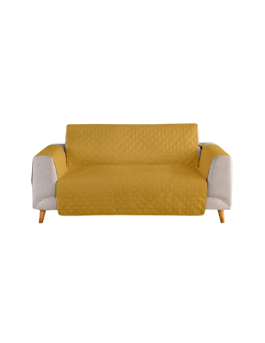 COPRIDIVANO TOPPER OCRA 2 POSTI 223X179CM POLIESTERE