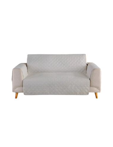 COPRIDIVANO TOPPER ARGENTO 2 POSTI 223X179CM POLIESTERE