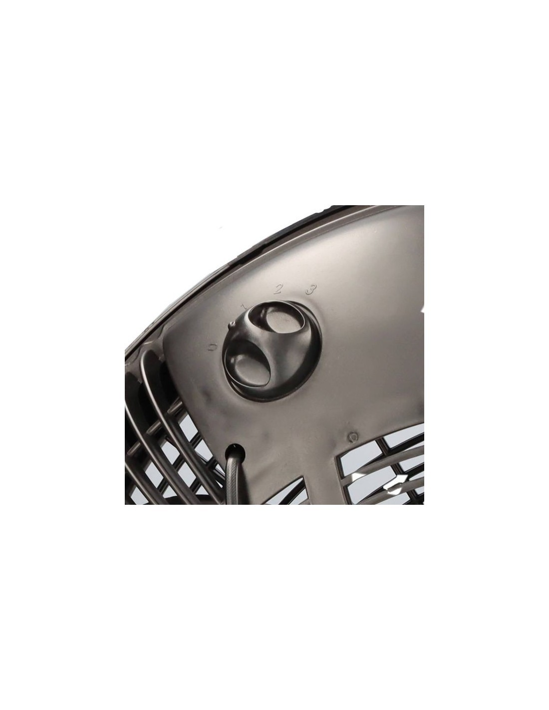 Ventilatore da Terra Coveri, 51 cm, 90W, 5 Pale Alluminio, Nero, Inclinabile, 3 Velocità