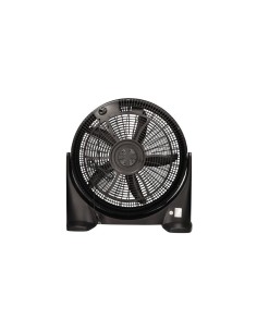 Ventilatore da Terra Coveri, 51 cm, 90W, 5 Pale Alluminio, Nero, Inclinabile, 3 Velocità