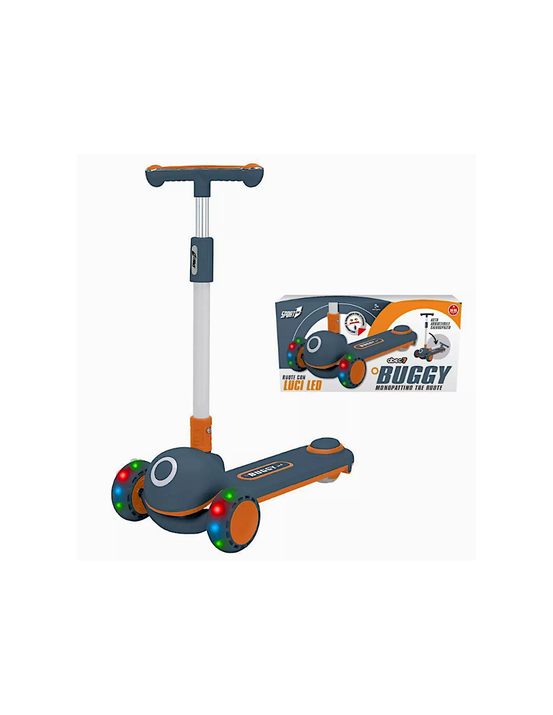 MONOPATTINO 707300166 BUGGY OTTANIO 3 RUOTE