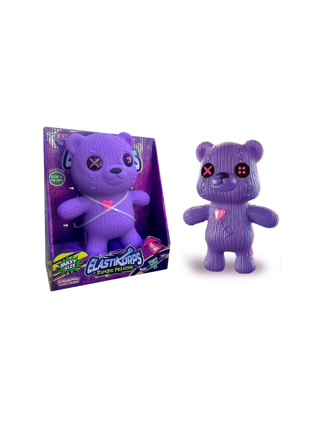 ELASTIKORPS ZOMBIE PELUCHE MAXY WOODY