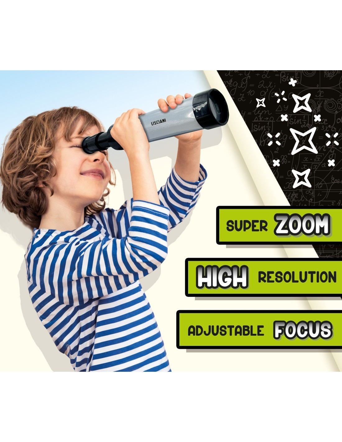 I'M GENIUS MICRO TELESCOPIO IN DISPLAY 12, STRUMENTO SCIENTIFICO, OSSERVAZIONE ASTRONOMICA