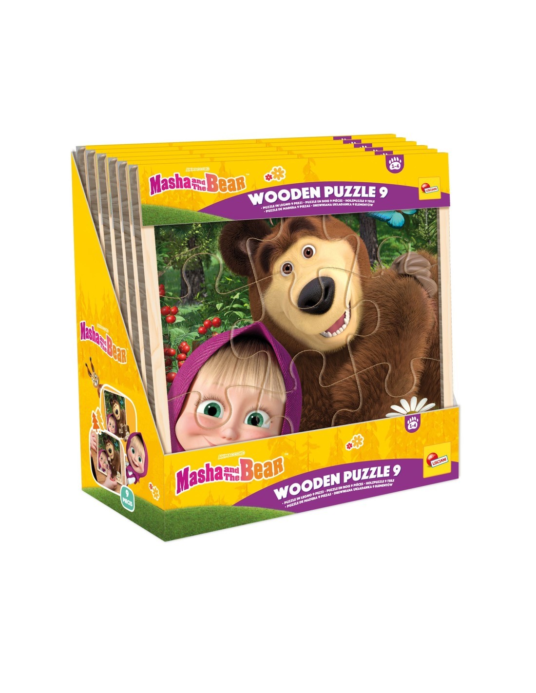 MASHA ORSO PUZZLE LEGNO 9PZ