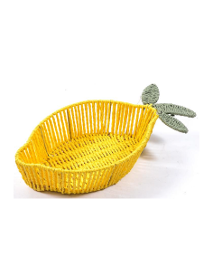 CESTINO 35741 LIMONE METALLO/CARTA 19X38X8,5CM
