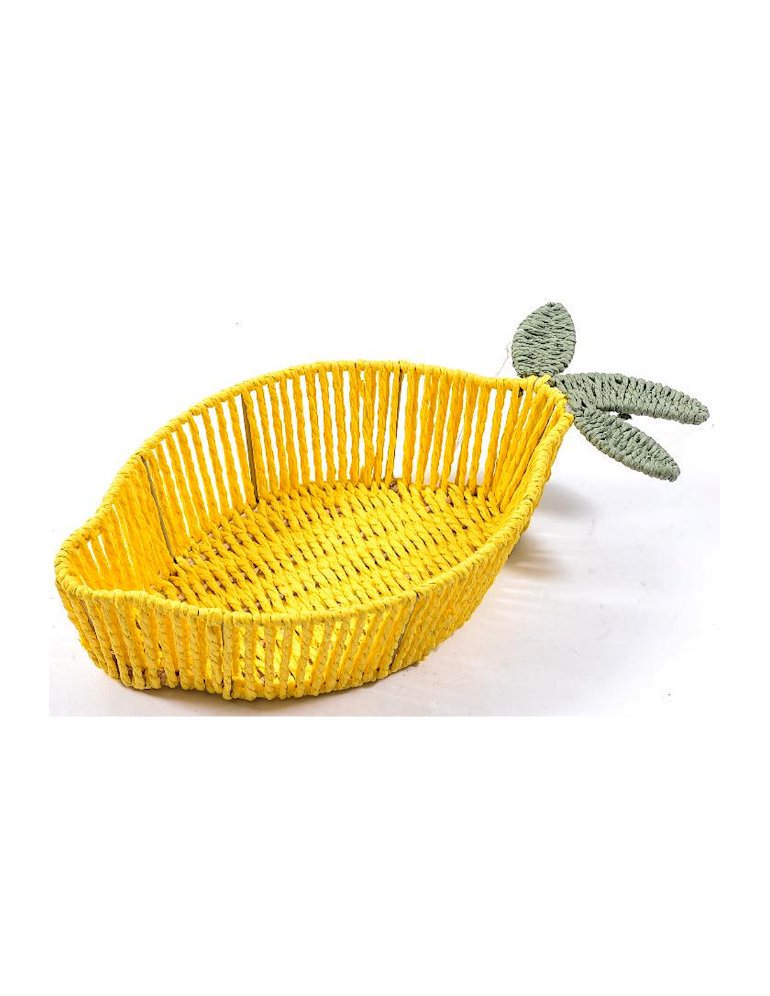 CESTINO 35741 LIMONE METALLO/CARTA 19X38X8,5CM