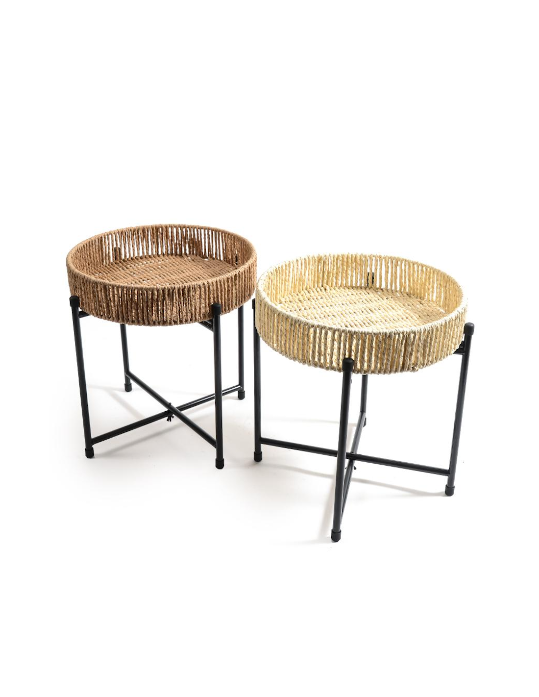 TAVOLINO 31729 METALLO CON CESTO CARTA 35X35CM ASSORTITO