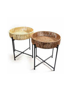 TAVOLINO 31736 METALLO CON CESTO CARTA 39X43CM ASSORTITO