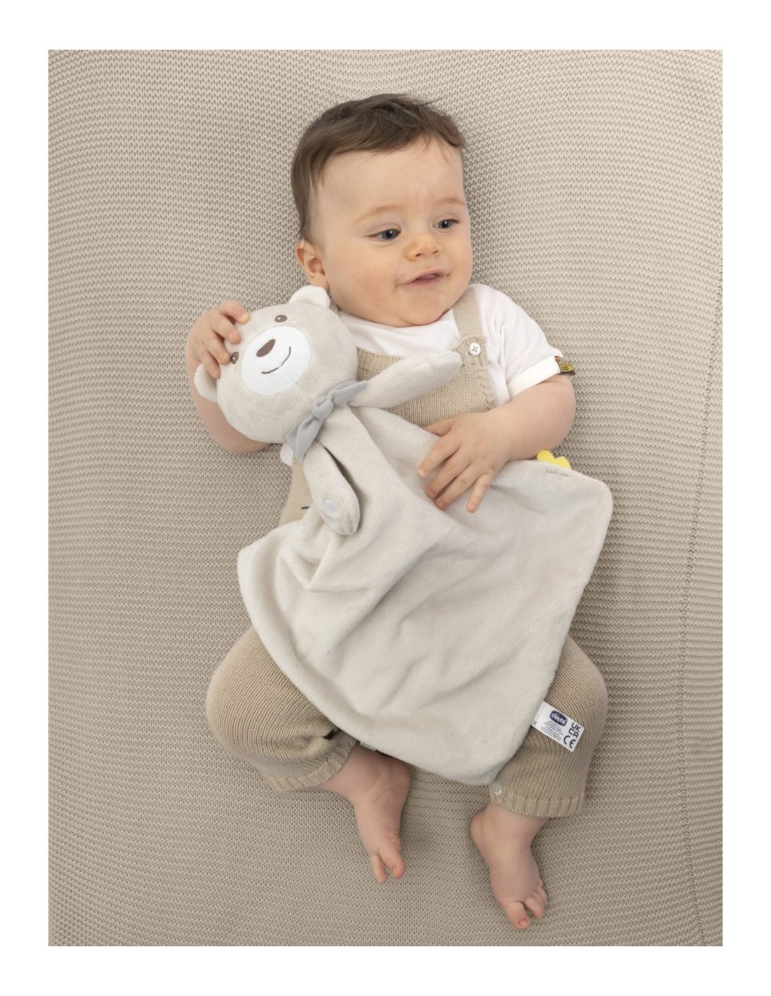 Chicco Maxi Doudou – Peluche Musicale Morbido e Sensoriale per Neonati