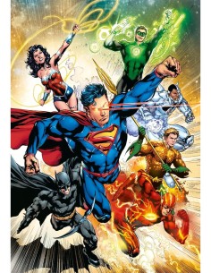 PUZZLE 500PZ CLEMENTONI CON POSTER SUPEREROI DC 35531 2