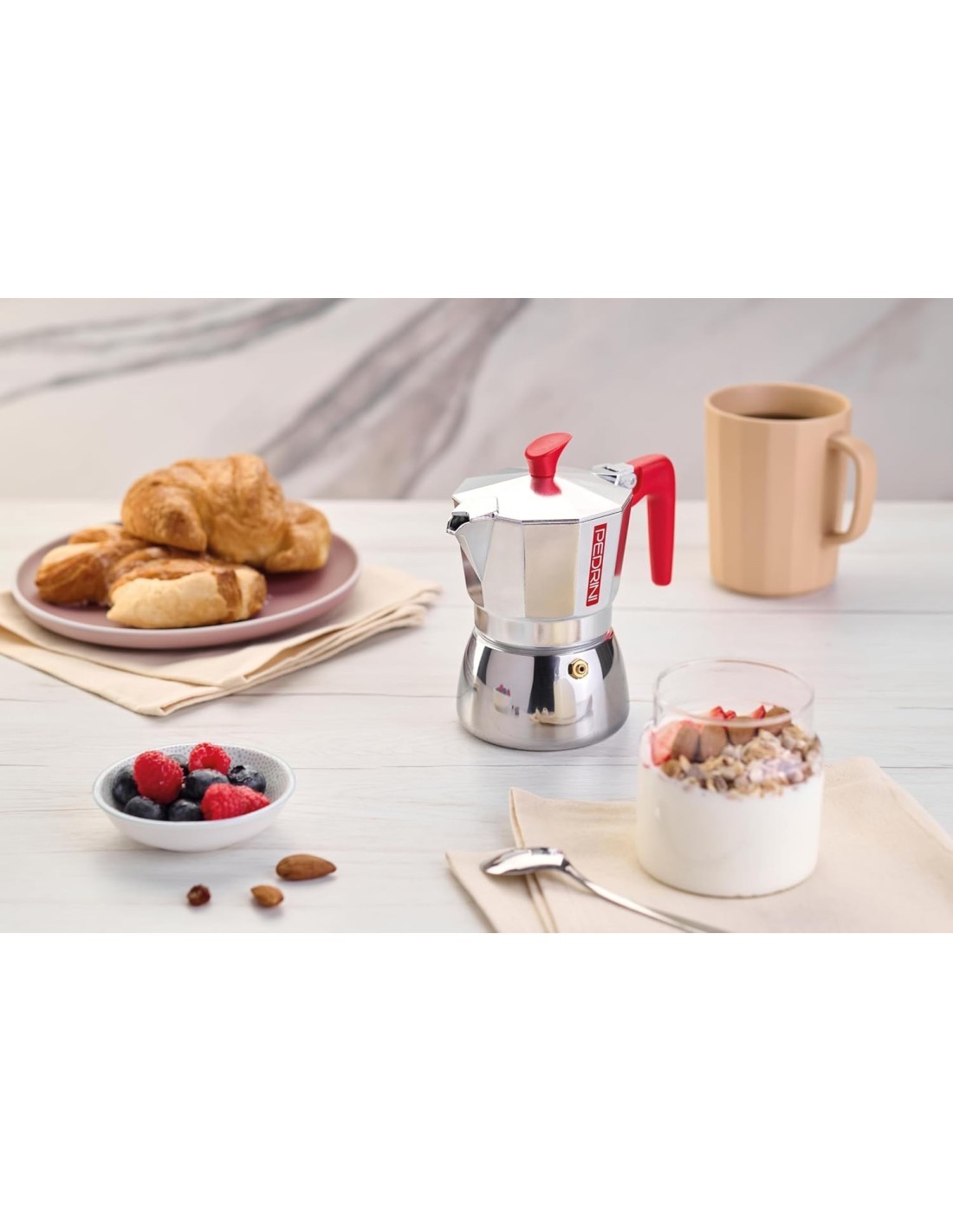 Pedrini Caffettiera Aroma 6 Tazze Induzione