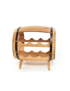 CANTINETTA 23939 PORTABOTTIGLIE 6P LEGNO 34X29X35CM