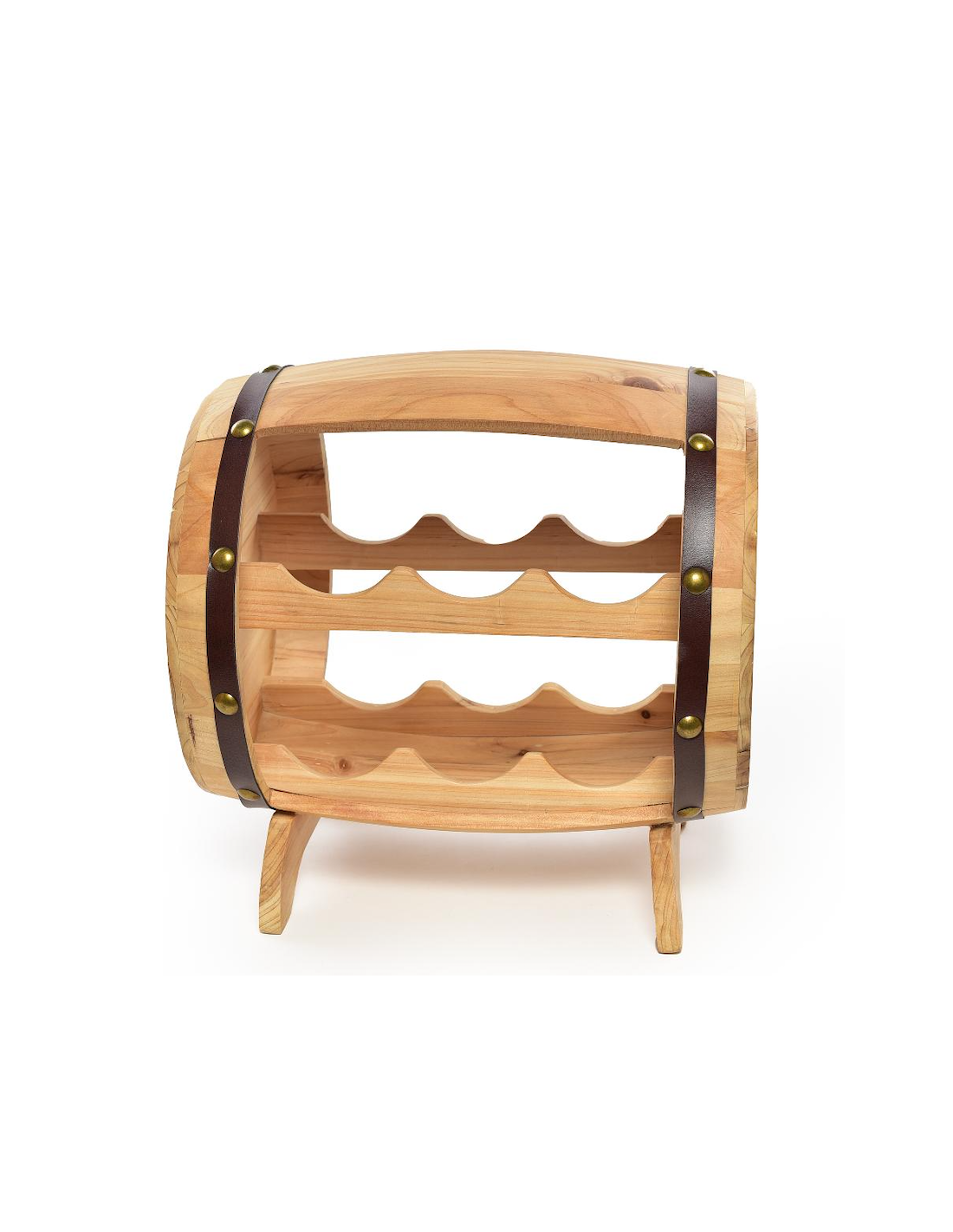CANTINETTA 23939 PORTABOTTIGLIE 6P LEGNO 34X29X35CM