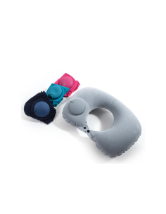 CUSCINO DA VIAGGIO 27562 CON POMPA 36X10X23CM ASSORTITO