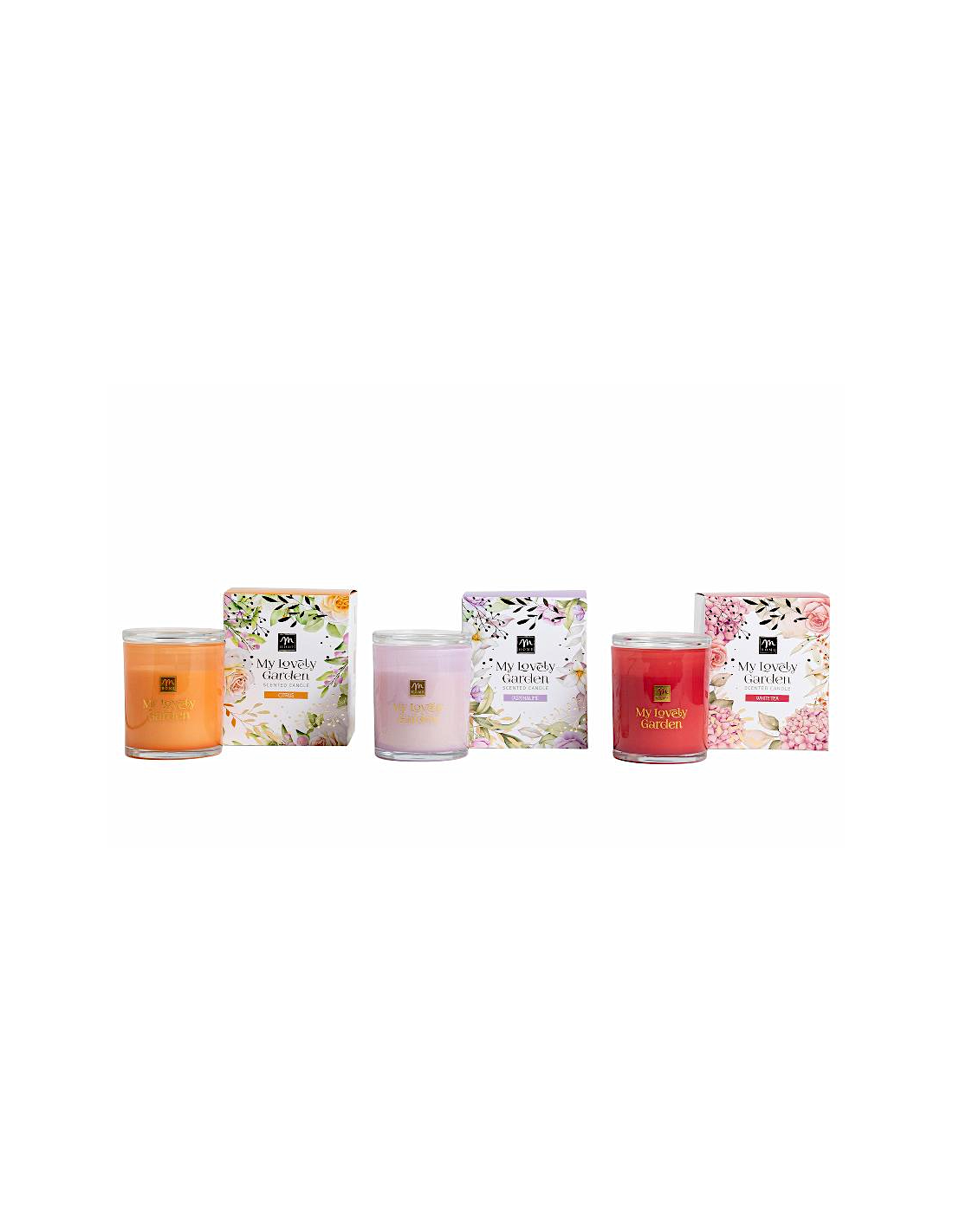 CANDELA 47201 VETRO 260GR FRAGRANZE ASSORTITE